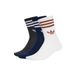 adidas Originals sokken - bleu foncé/blanc/noir (lot de 3)