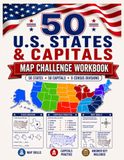50 U.S. States & Capitals: Map Challenge Workbook 50 States, 50 Capitals & 9 Census Divisions