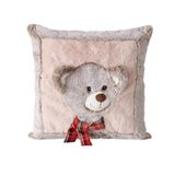 Boltze Home Kussen met pluche diermotief Leon, 35 x 35 cm