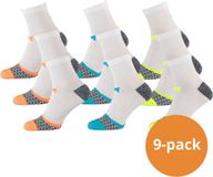 Xtreme Sockswear Hardloop Sokken - 9 paar - Wit - Maat 35/38