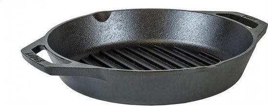 Lodge Grillpan L8GPL - 26cm - Zwart - Gietijzer