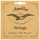 Aquila 28 U Banjo Ukulele Snaren - GCEA High G Tuning incl, Rode Serie 3RD C String