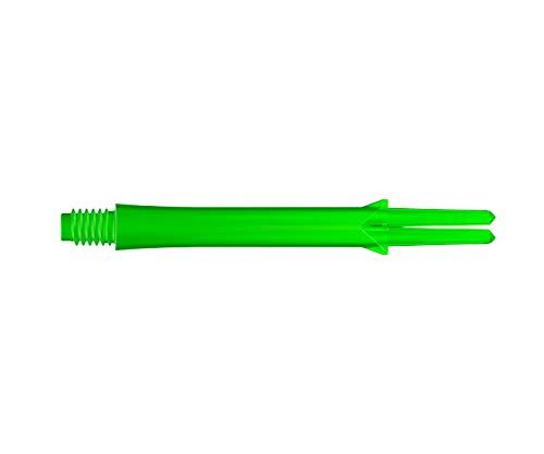L-style Dartschachten: 2BA Standaard Draad Nylon Stengels - Groen 330 (Long/Medium)