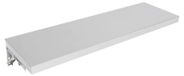 Table murale rabattable - Plateau de service pliable - Acier inoxydable 304 - 100 x 30 cm - Montage mural - Argent