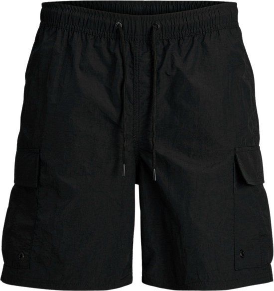 Jack & Jones Fiji Cargo Zwemshort Jongens - Zwart - Maat 140