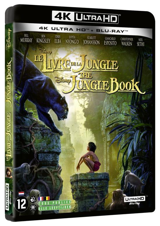 - The Jungle Book (4K Ultra HD + 2D Blu-ray) (Import zonder NL) blu-ray (4K)