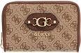 Guess Samantha Medium Damesportemonnee Bruin Vrouw