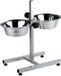 Kerbl Voerstandaard Hond 2x2800ml Chroom Metaal