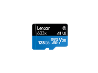 Lexar microSDXC HP UHS-I 633x 128GB - Black/Blue