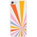Apple iPod Touch 5/6 Circle rainbow bedrukt siliconen hoesje