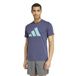 adidas Heren Train Essentials Feelready Logo Training Tee, bleu marine/menthe, XS