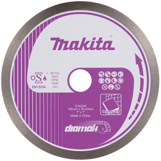 Makita Accessoires Makita D-80248 Diamantschijf volband 180mm