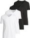 Seidensticker Heren onder t-shirts 4 pack Pur