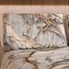 MarbLELIZED - Paar kussenslopen voor bed, 50 x 80 cm, aan beide zijden bedrukt, kussenslopen, 2 kussenslopen met marmereffect, lichtgrijs, cadeau-idee, 100% Made in Italy
