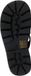 Super Mode He Valentine Zwarte Platte Sandalen voor Dames - Maat 39