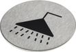 Oxloc RVS Zelfklevend Douche Pictogram