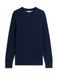 Tommy Hilfiger Pull col rond en torsadé Carbon Navy