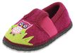 BECK Huisschoenen 'Eule' lichtgroen / rosa / donkerroze