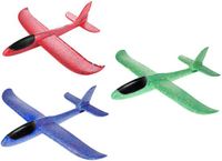 Toi-Toys XXL Foam Vliegtuig - 45cm - Multi kleuren