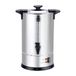 LOUIS TELLIER Professionele koffiepercolator, inhoud 6,3 l, 50 kopjes, roestvrij staal, filter van roestvrij staal, druppelvrije kraan