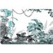 Papier peint panoramique plantes tropicales 260 cm x 173 cm