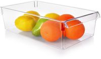 Excellent Houseware Organisateur de réfrigérateur - 36x20,5x10 cm - Transparent - Durable