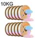 PLA Filament dat in het donker oplicht - Filament pour imprimante 3D 1,75 mm - Fluorescent - Bobine de 10 kg - Plusieurs couleurs, effet arc-en-ciel