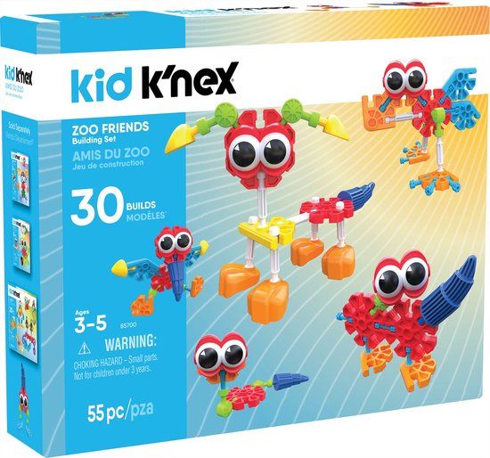 Kid K'Nex - Zoo Friends bouwset - 55 Onderdelen - 3+ Jaar