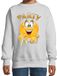 Bellatio Decorations BD Verkleed sweater voor kinderen - party time emoji - grijs - themafeesten/Carnaval 170/176