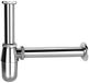 Artic Siphon d'évier visible chromé argent