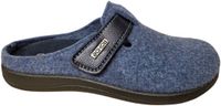 Rohde 6549 52 Open Pantoffels Sloffen Blauw Vilt Dames - Blauw - 38