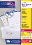 Avery Laseretiket 99 - 1x42 - 3mm - Wit - 1200 vel