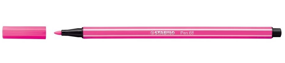 Stabilo Pen 68 - Viltstift - Neon Roze - Per Stuk