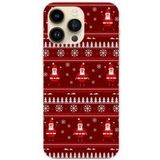 1001 coques Apple iPhone 14 Pro Max pull de noel santa bedrukt siliconen hoesje