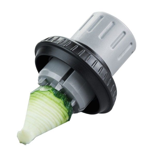 GEFU SPIRELLI Vegetable Holder - Black, Grey - Plastic, Stainless steel