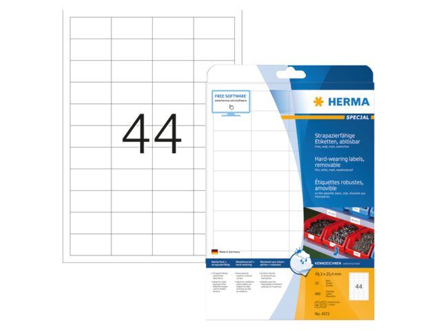 HERMA Etiket 4572 48.3X20.4mm 880st
