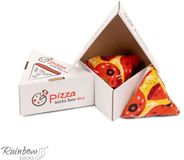 Rainbow Socks - Serie Pizza - Peperoni - Kleurige Motieven - 1 Paar
