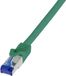 LogiLink C6A085S RJ45 USB-kabel CAT 6A S/FTP 7.50 m Groen 1 stuk(s)