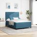 Maison Exclusive - Boxspringbed met matras, bleu foncé, 140 x 200 cm, velours