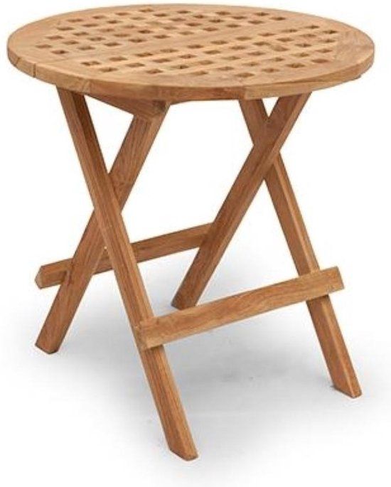 Buitengewoon Boet Buitengewoon de Boet Teak inklaptafel Cross Mini