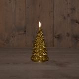 Anna's Collection LED-kaars 'Kerstboom' - Goud