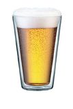 Bodum CANTEEN glazen set (dubbelwandig, 0,4 liter) transparant, 2 Count (Pack van 1)