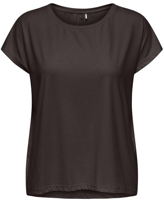 ONLY PLAY Aubree Loose T-shirt Dames XS Chocolate Torte