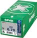 Spax T-star spaanplaatschroef vz pk 6.0x70mm Torx TX30