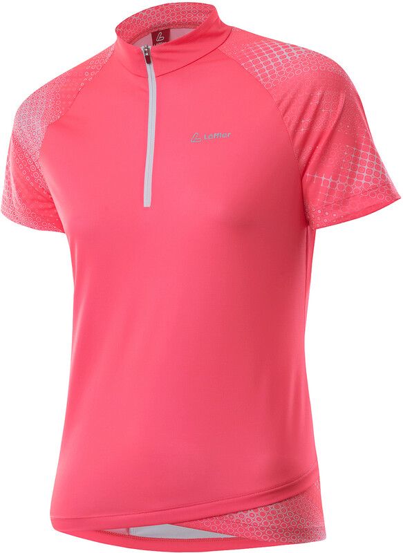 Löffler Rise 3.0 Half-Zip Bike Shirt Women - sunrise - 9006063784414