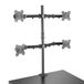Lindy 40659 4-voudige bureau monitorstandaard, 17-28 inch, Zwart