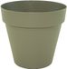 Mega Collections Plantenpot - kunststof - olijfgroen - binnen/buiten - D26xH22 cm