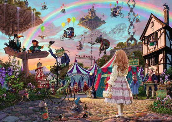 Ravensburger Puzzel 1000 stukjes - De betoverde circus