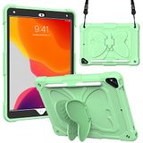 Compatibel iPad Air5 10.9 (2022) 3D Heavy Duty Hard Rugged Beschermhoes met Standaard