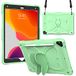 Compatibel iPad Air5 10.9 (2022) 3D Heavy Duty Hard Rugged Beschermhoes met Standaard